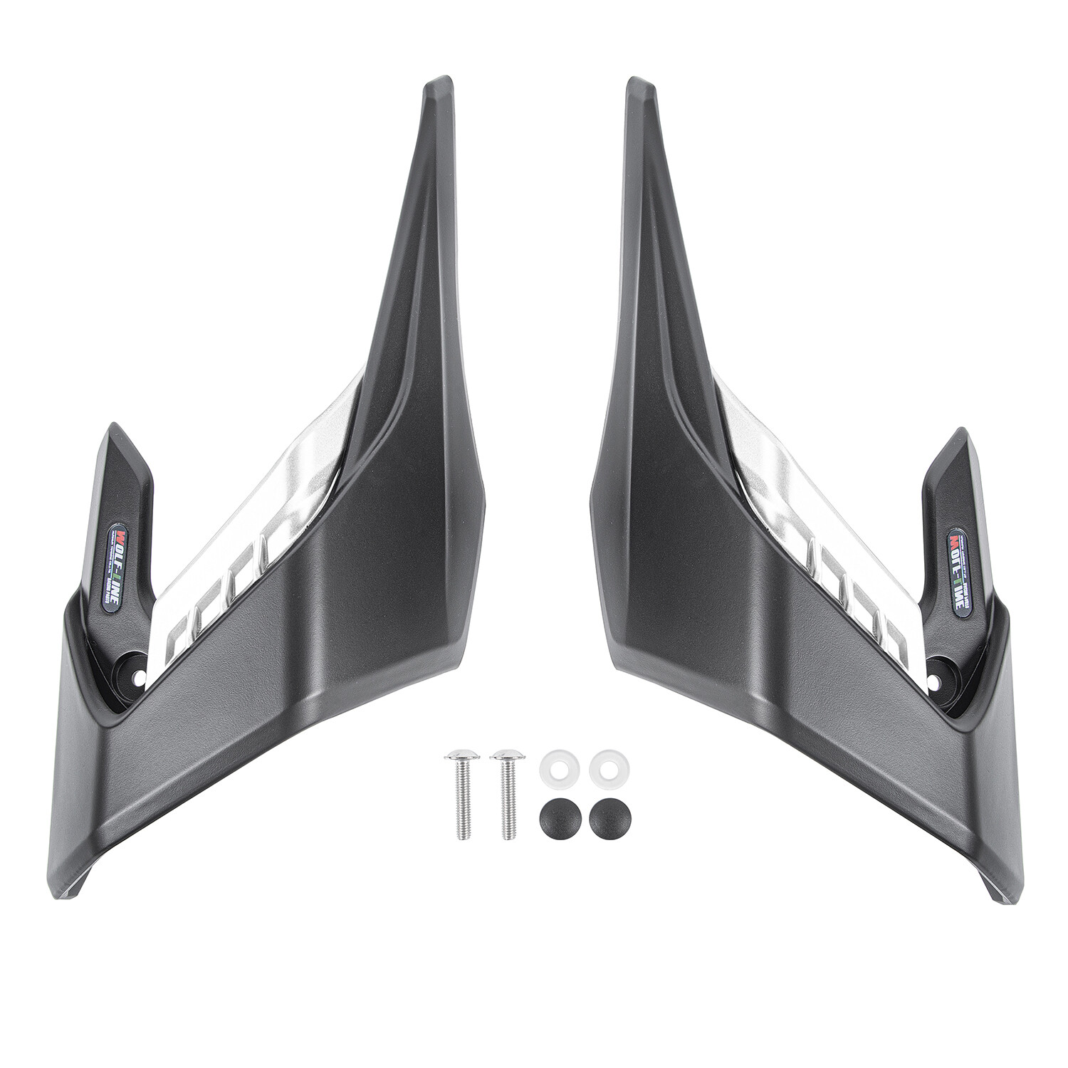 Allotmark motorcycle fairing winglets fin trim cover wing protector wind fairing winglets for honda cb650r cb 650r cb 650 r 2019 2020 2021 2022 2023 fairing wing deflectors accessories