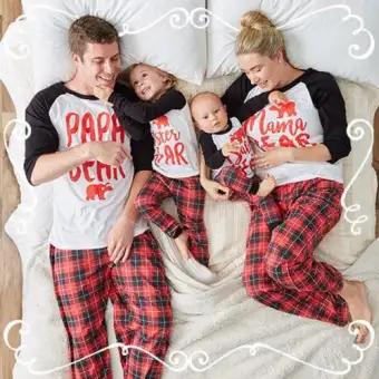 mother baby matching pajamas