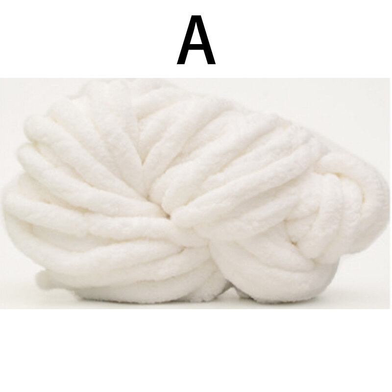 Len chenille sợi lớn 250g đường kính 2cm cho chăn thủ công giữ ấm- INTL