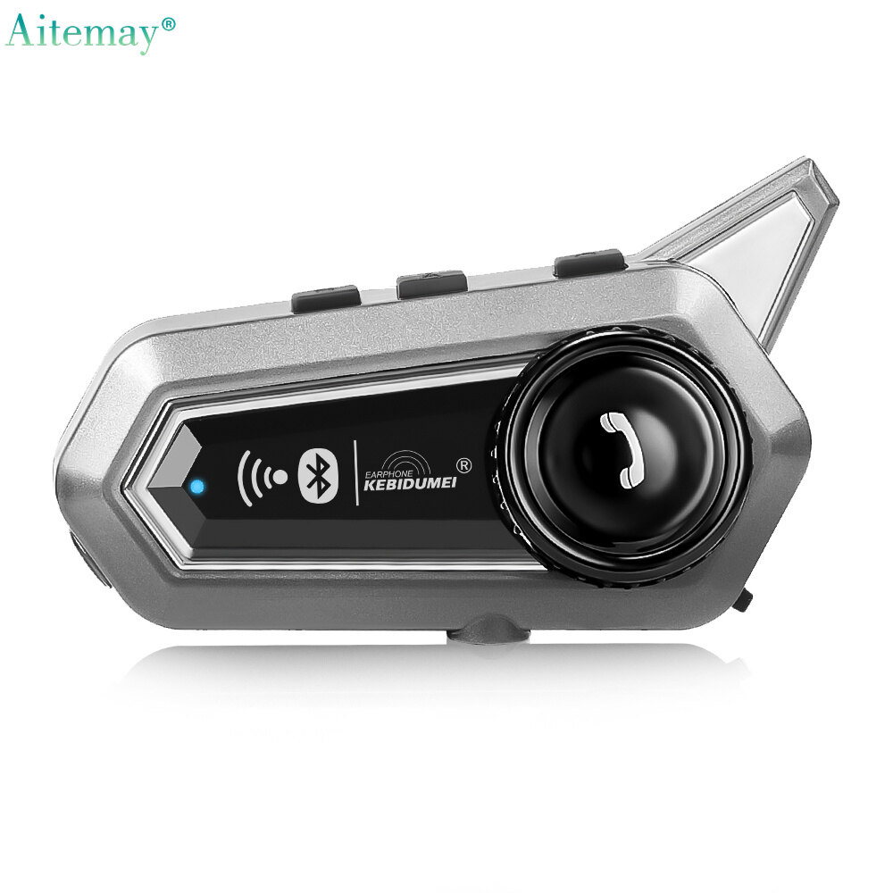 Aitemay BT31 Motorcycle Helmet Bluetooth Headset Communication Device Noise Reduction Long Standby Waterproof for Riders
