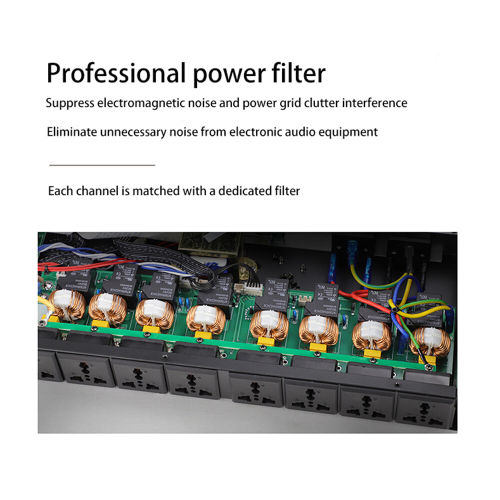 Rack Mount AC Power Regulator/sequencer พร้อมระบบป้องกันไฟกระชาก,จอแสดง ...