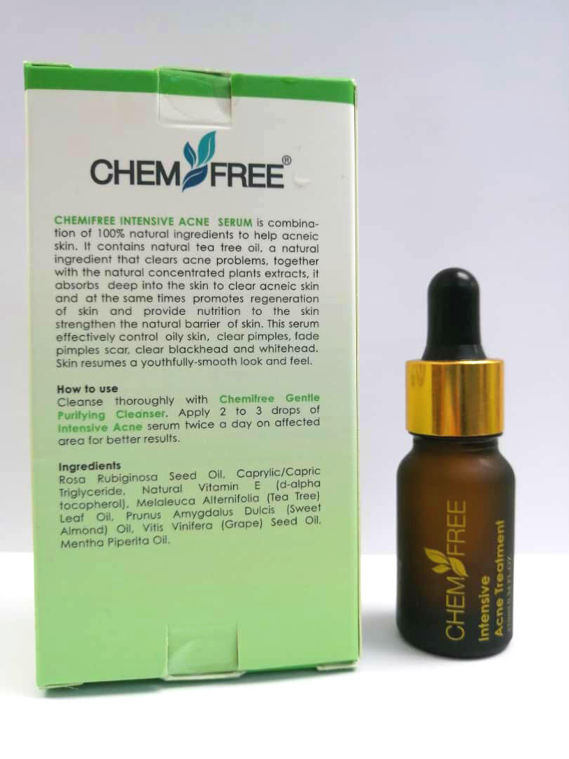 Chemifree Intensive Acne Treatment Serum 10ml Lazada