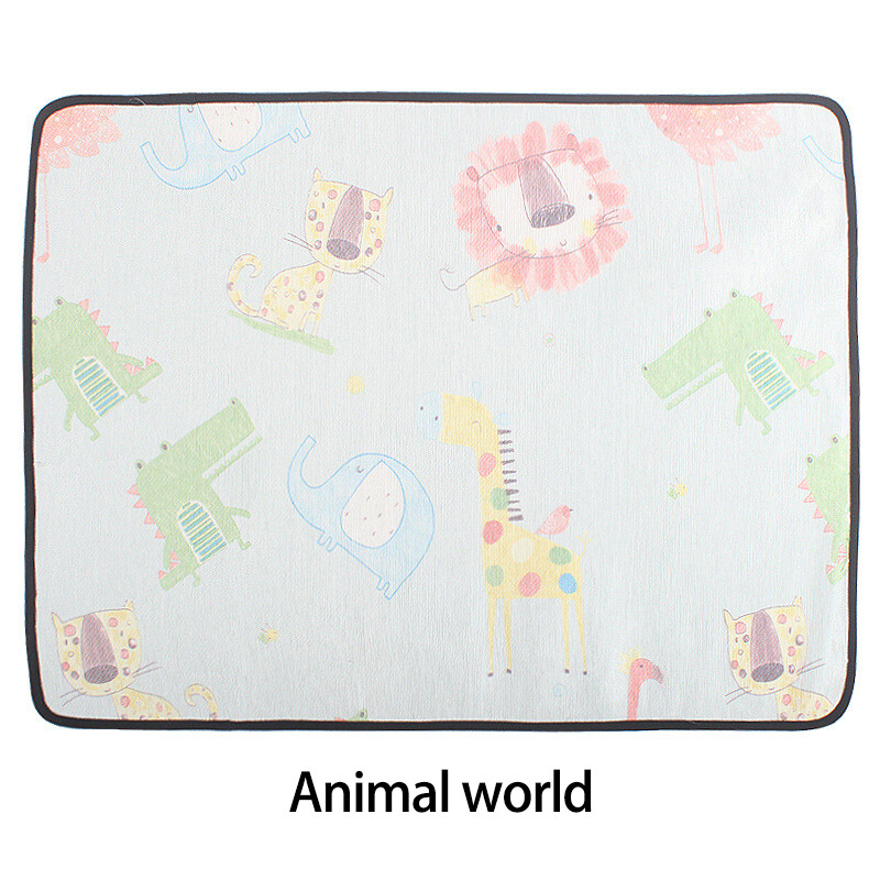 【HATELI】Pet Ice Mat Summer Cat and Dog Mat Cooling Pad for Dogs Dog Bed Washable Cooling Mat Ice Silk Mat Pet Nest Mat Dog Bed for Shih Tzu