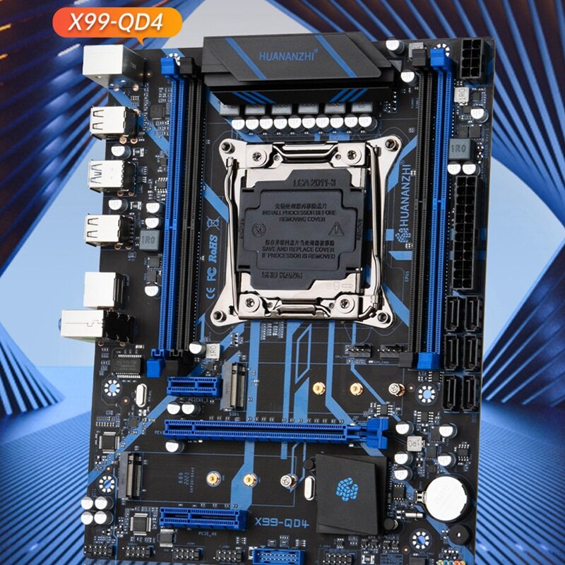 HUANANZHI X99 QD4 Motherboard for Intel XEON E5 X99 LGA2011-3 All ...