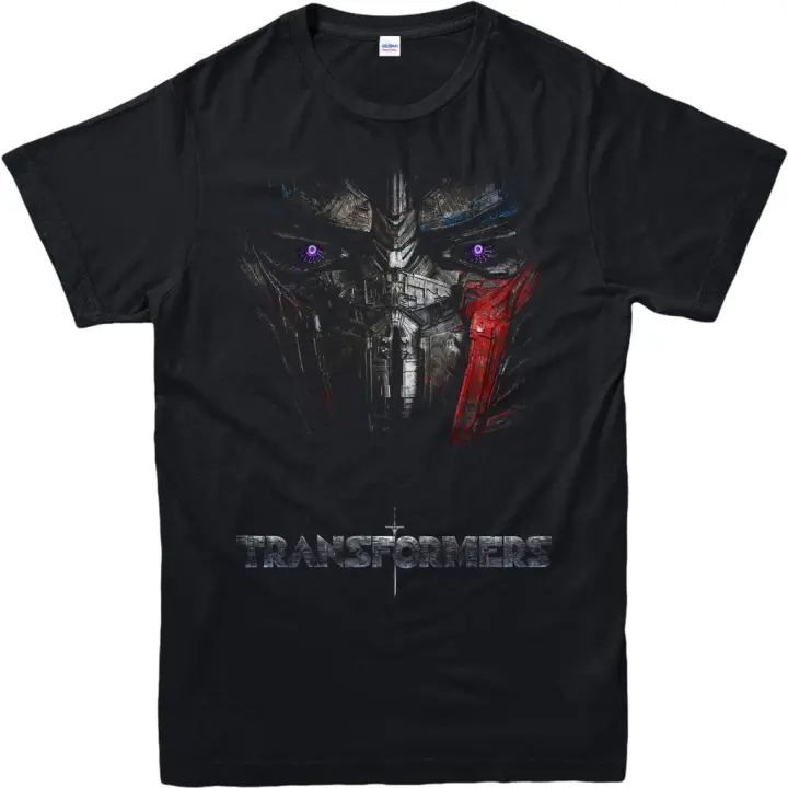 Gildant Shirt Transformer Optimus Prime Face The Last Knight Top Gildan Cotton Men S T Shirt Christmas Holiday Gift Shirt Lazada Singapore
