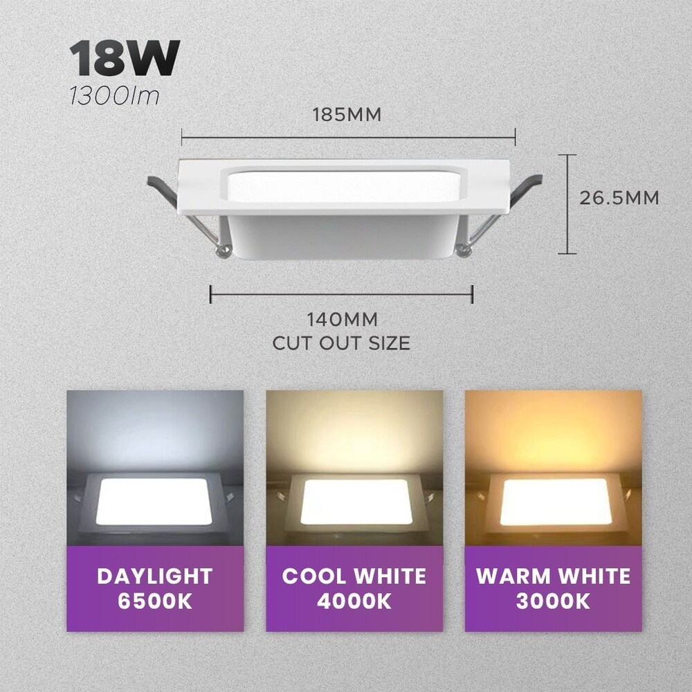 [HOT BEIFWXKXKW 638] 2 YEARS WARRANTY 3 COLOR LED DOWNLIGHT 12W/18W ...