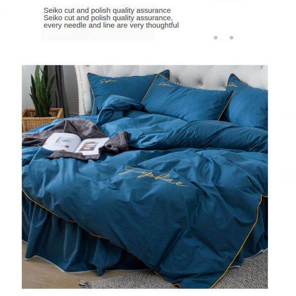 Blesiya Bed Sheet Pure Cotton Round Bed Spread Fitted Sheet Covers