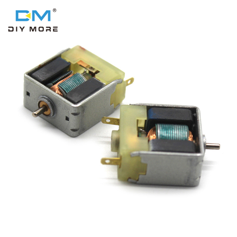 Diymore Electric Motor 020 Small Motor 7200RPM DC3V Micro DC Motor Square Micro Motor for DIY Toys Robot Scientific Electric Car Ships Science Experiments