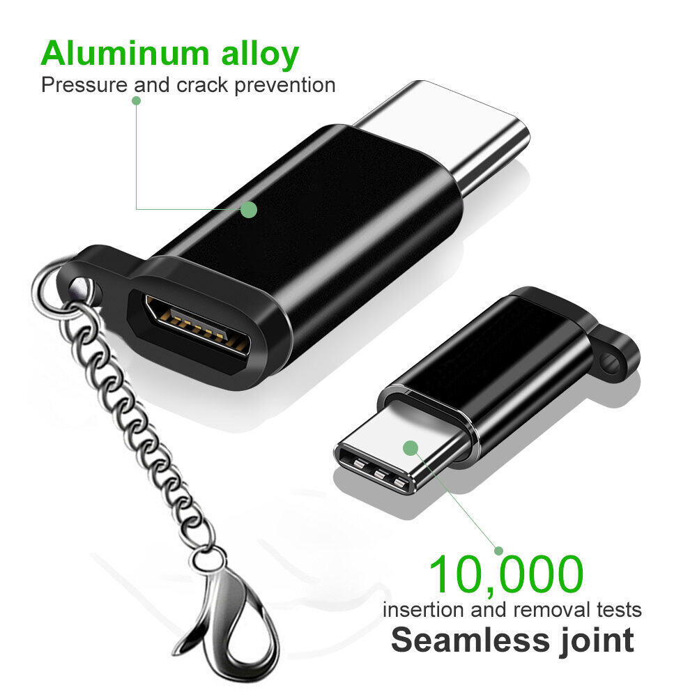 Bộ Chuyển Đổi OTG Loại USB C Micro USB Sang Type-C / C - USB3.0 Bộ Chuyển Đổi Cáp Micro USB/Type-C Sang Cổng Kết Nối Lightning Của Apple 8 Pin Cho Macbook Pro Samsung S10 Plus Sạc Nhanh Micro USB Apple iPhone iPad Cáp OTG
