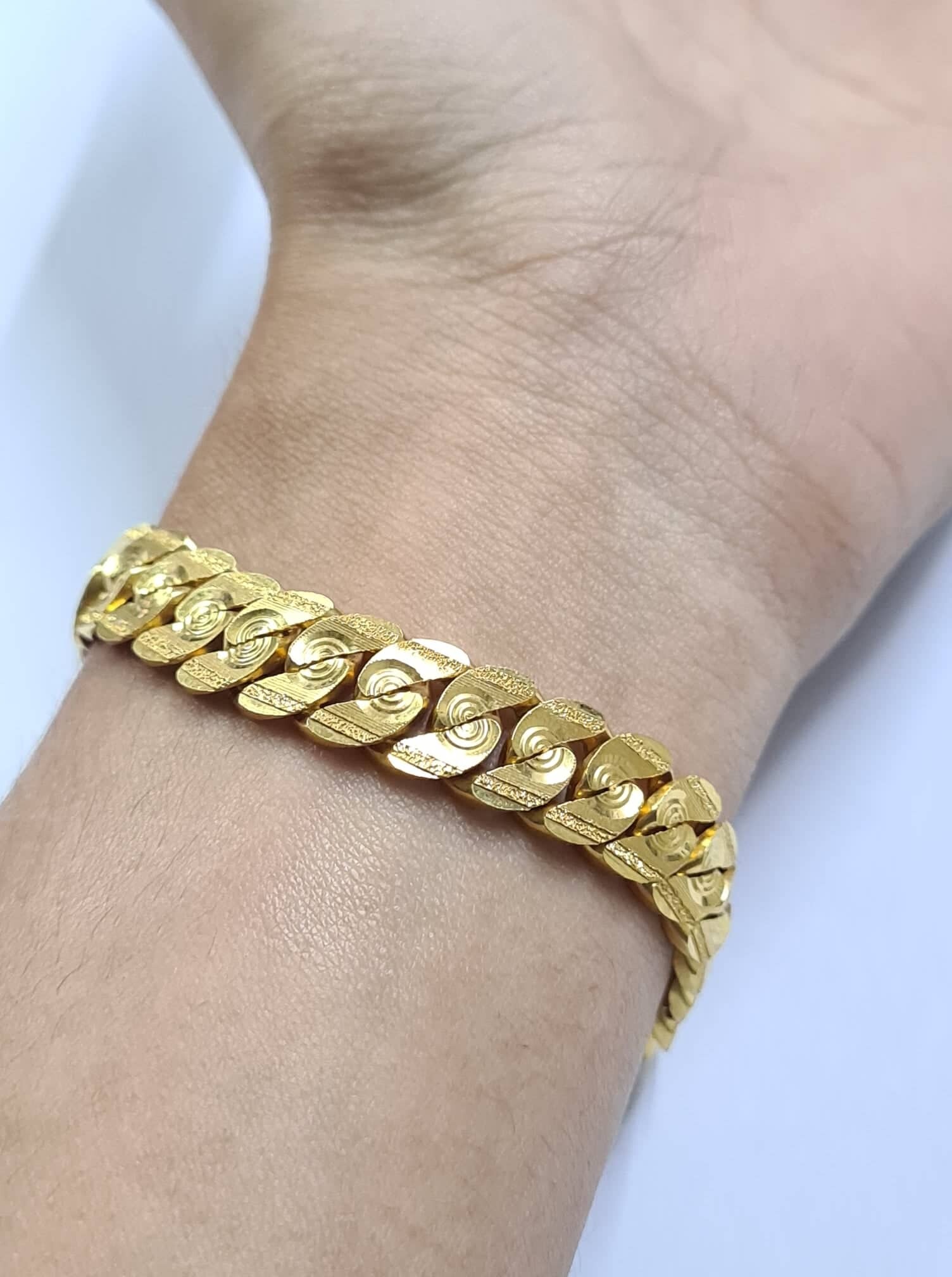 Wing Sing 916 Gold Solid Princess Jasmine Bracelet Rantai Tangan Puteri Jasmine Emas 916 Lazada
