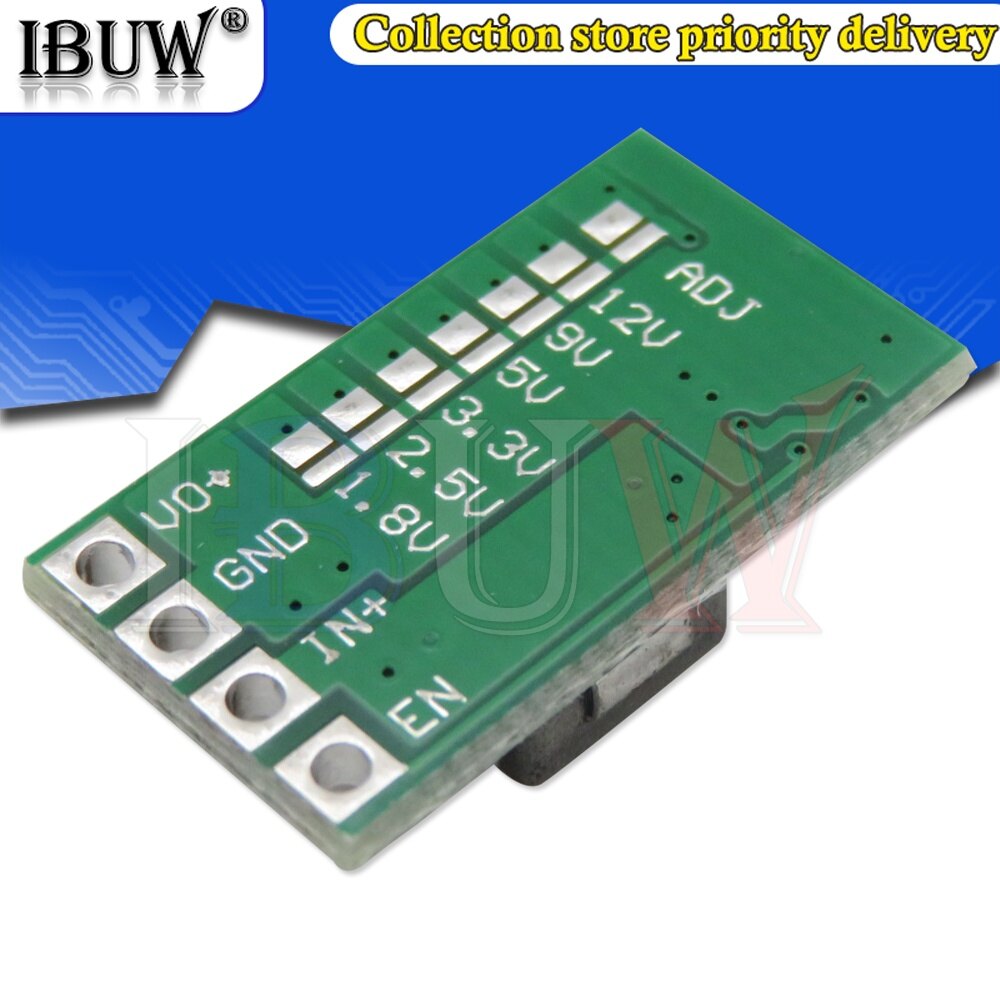 1pcs Mini DC-DC 12-24V đến 5V 3A bước xuống Điện áp Mô-đun Nguồn Bo mạch chuyển đổi có thể điều chỉnh 97.5% 1.8V 2.5V 3.3V 5V 9V 12V