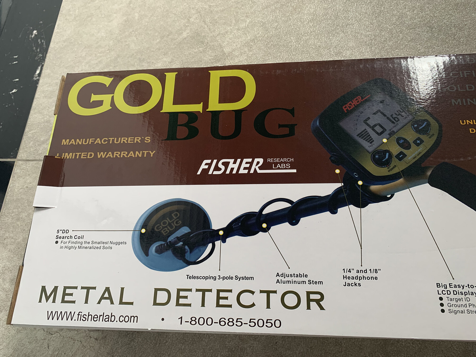 fisher gold bug metal detector best price