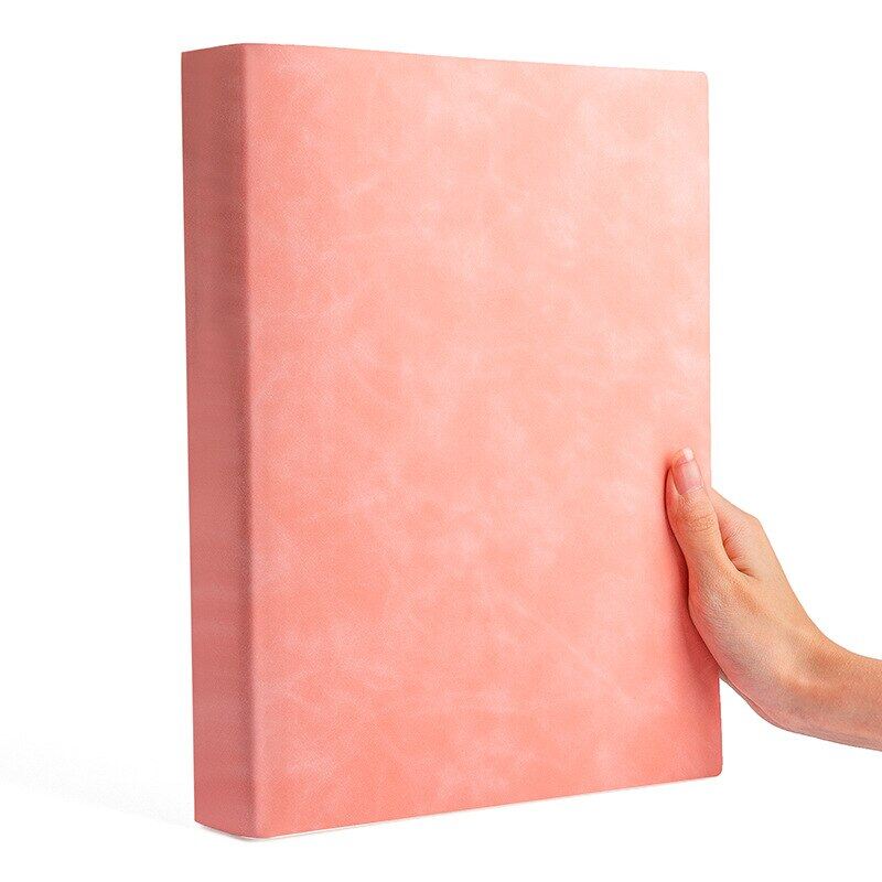 A4 Notebook Thickened Notepad Business Soft Leather Work Meeting Office Diary Sketchbook Students Cute 200 Pages Notepad