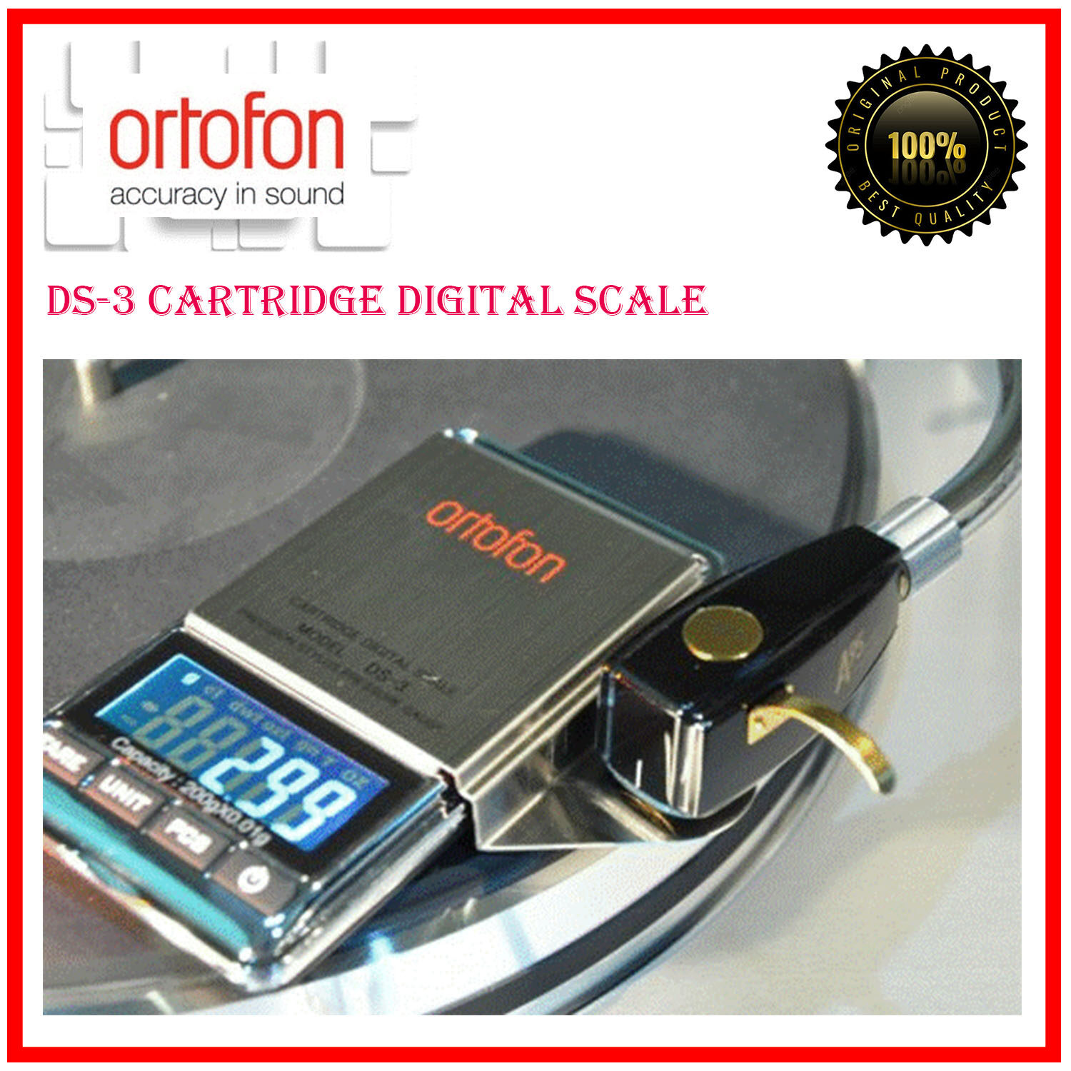 Ortofon DS-3 Cartridge Digital Scale | Lazada