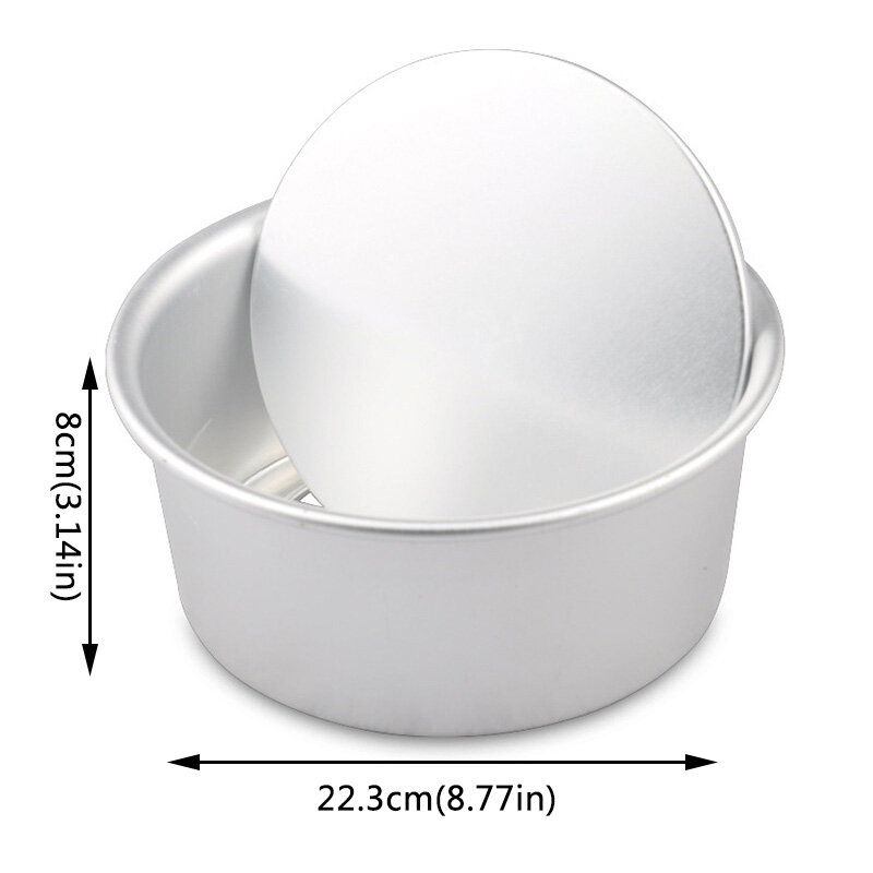 Houseeker Thicken Baking Cake Trays Aluminum Round Movable Bottom Cake Pans Bakeware Tools