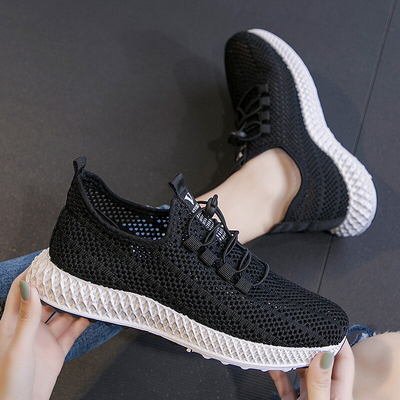 solid black womens sneakers