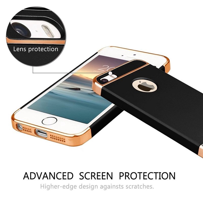 Ốp lưng topeka cho iphone 5 5s se ốp lưng 3 trong 1 siêu mỏng cứng có thể tháo rời