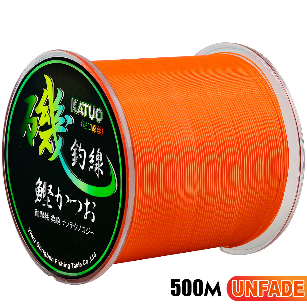 PROBEROS 500M Rock Fishing Line 1.2#-8.0# Super Strong Monofilament Nylon Fly Line Wire Bionic Invisible Saltwater Casting Jigging Fishing Gear Leader Line