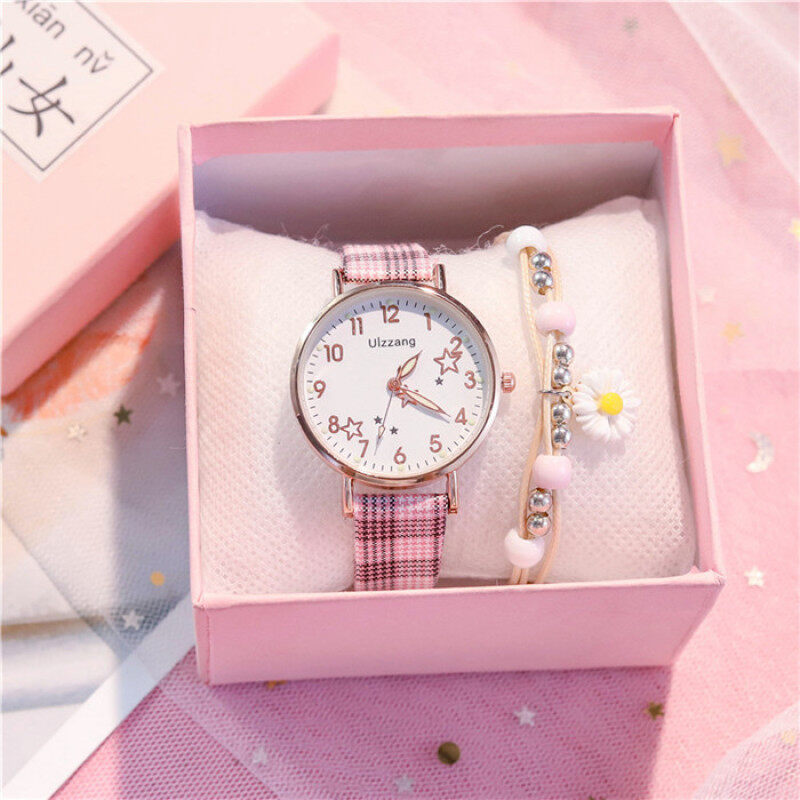 Women Watch Korean Version of Simple Unicorn Cute Girl Watch Starry Sky Luminous Quartz Watch for Women Malaysia