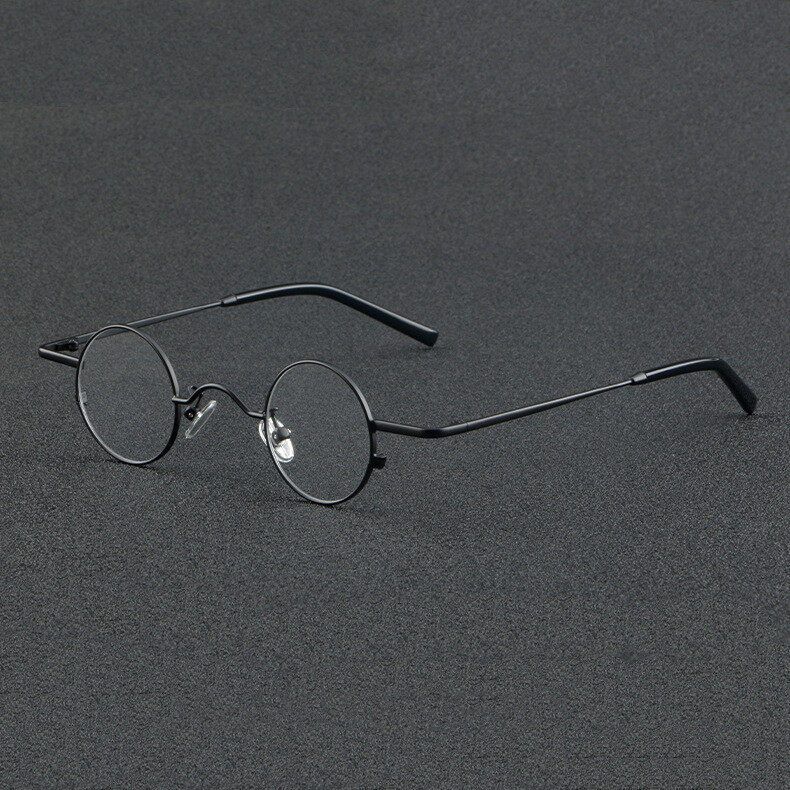 Ultralight Pure Titanium Round Eyeglasses Frame Vintage Men Optical Eyewear Replaceable Lens Prescription Retro Glasses Women Spectacle