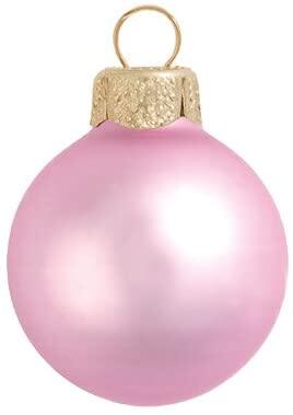 christmas balls pink