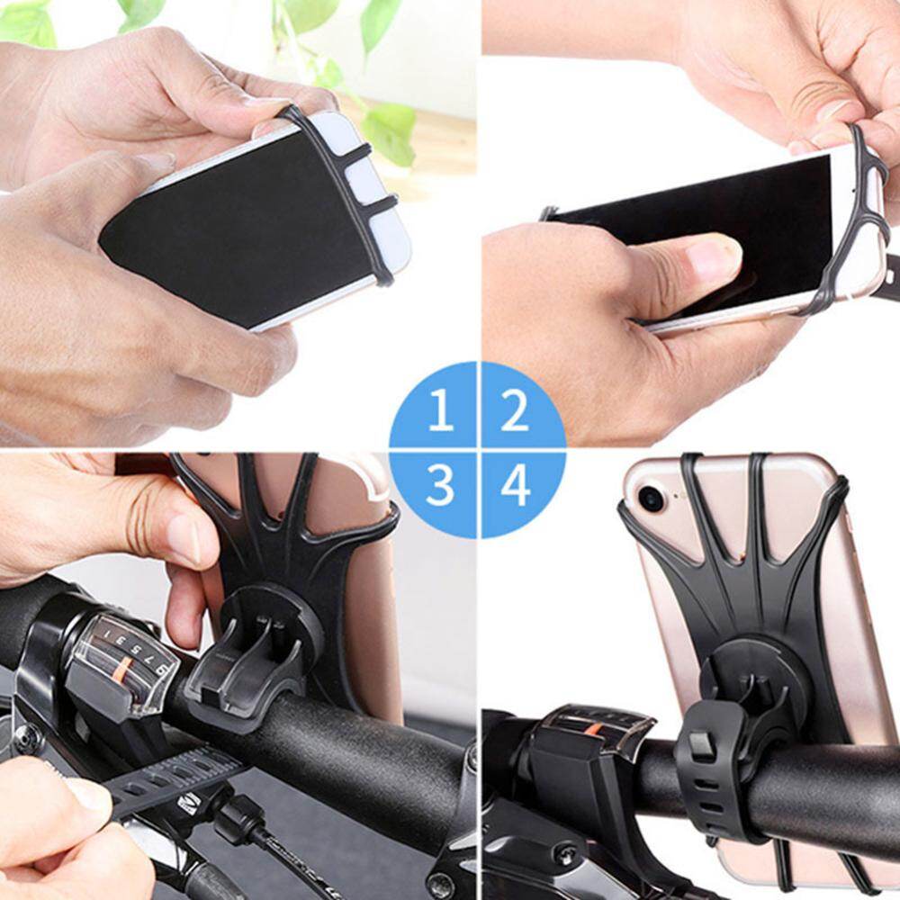 Motorcycle Bicycle Mobile Phone Holder Phone Mobile GPS Handlebar Bracket Accessories