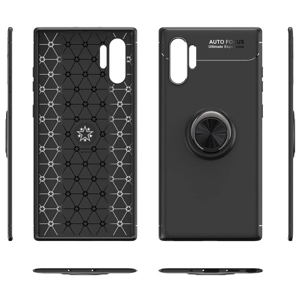 Lenuo Ring Stand Case for Samsung Galaxy Note 10+ and Note 10 Plus 5G - Finger Ring Holder Casing Mix Color Bracket All-in-one Back Cover Cases