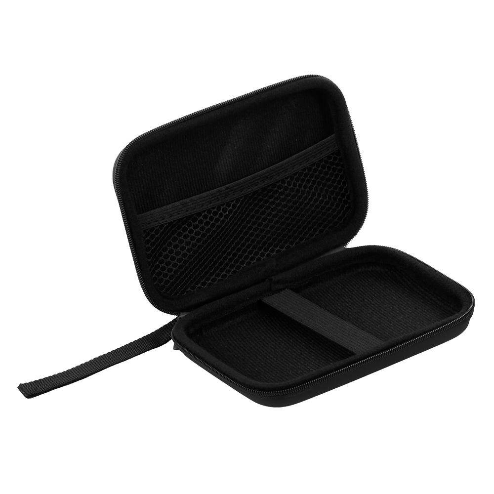 External Hard Drive Disk Case Shockproof EVA Case 2.5in HDD with Mesh Pocket and Soft Inner Fabric Carrying Case for Travel and Office Use