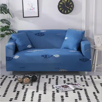 Alpaca Cute Animal Cartoon Print Sofa Cover 1 2 3 4 Seater Korea