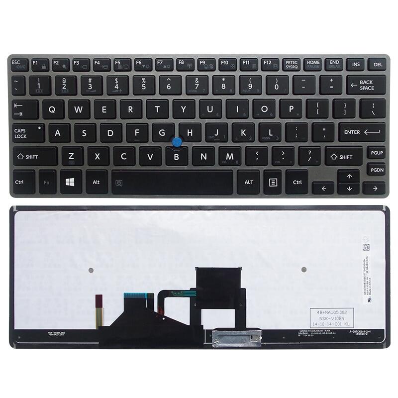 Junweier Español Teclado retroiluminado para Toshiba Portege Z30 Z30T A B C Z30-A Z30t-A Z30T-A1310 Z30-A1302 Z30-C Z30T-C Z30-B Z30T-B Spanish SP Latin LA ES