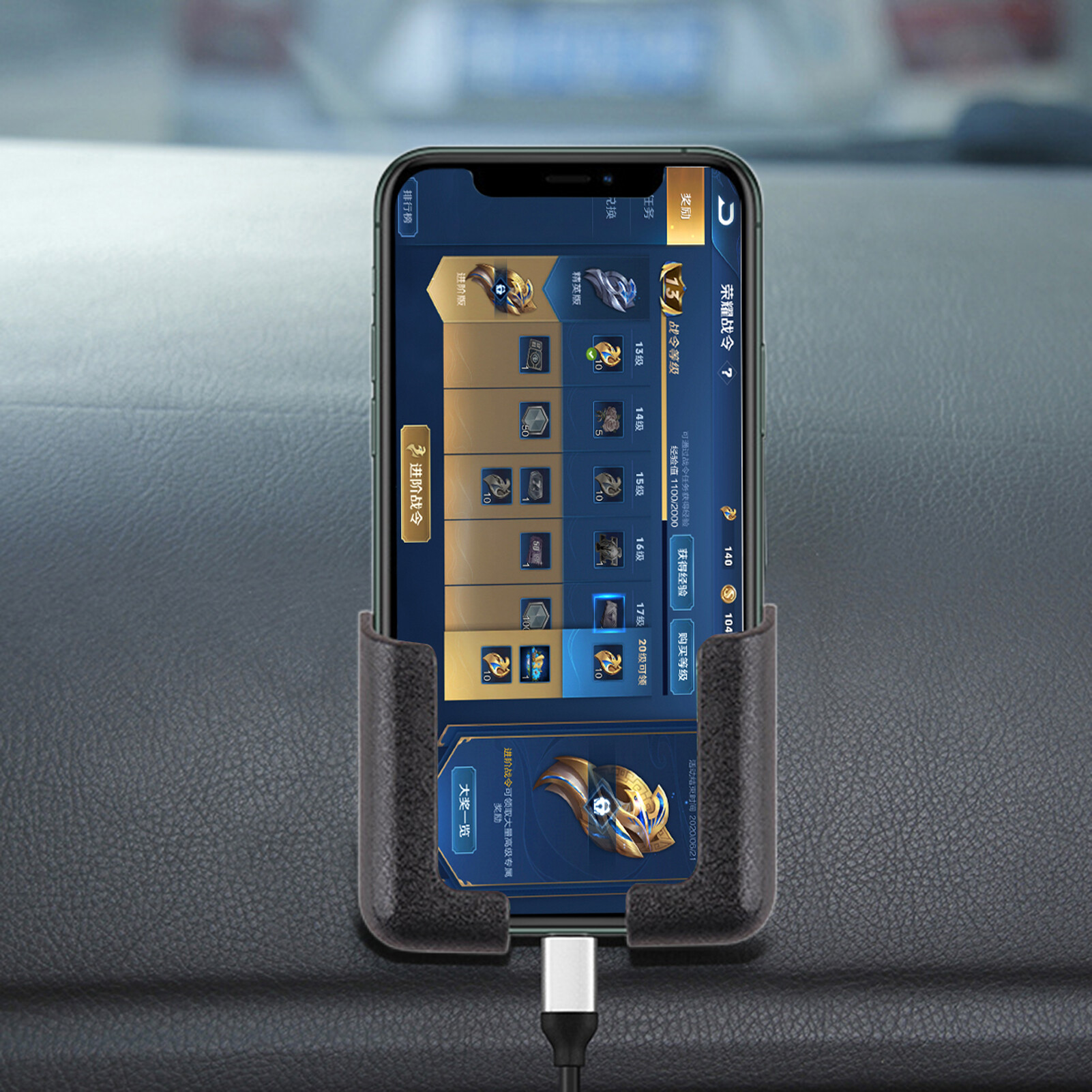 Car Phone Holder Multifunctional Adjustable Width Strong Adhesive Anti-scratch Easy Installation Auto Interior Accessories Universal Car Dashboard Mobile Phone GPS Mount Stand for Driving Car Phone Mount