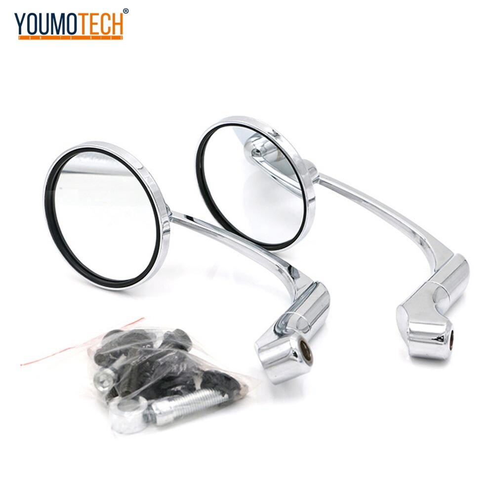 Universal CNC Mortorcycle rearview mirror rear view sides mirror Classic Bike For Davidson 1200 Custom Breakout Deluxe Fat Bob Fat Boy Forty-Eight Iron 883 Low Rider Roadster Softtail Slim Street 750 Street Bob Street Rod SuperLow ETC