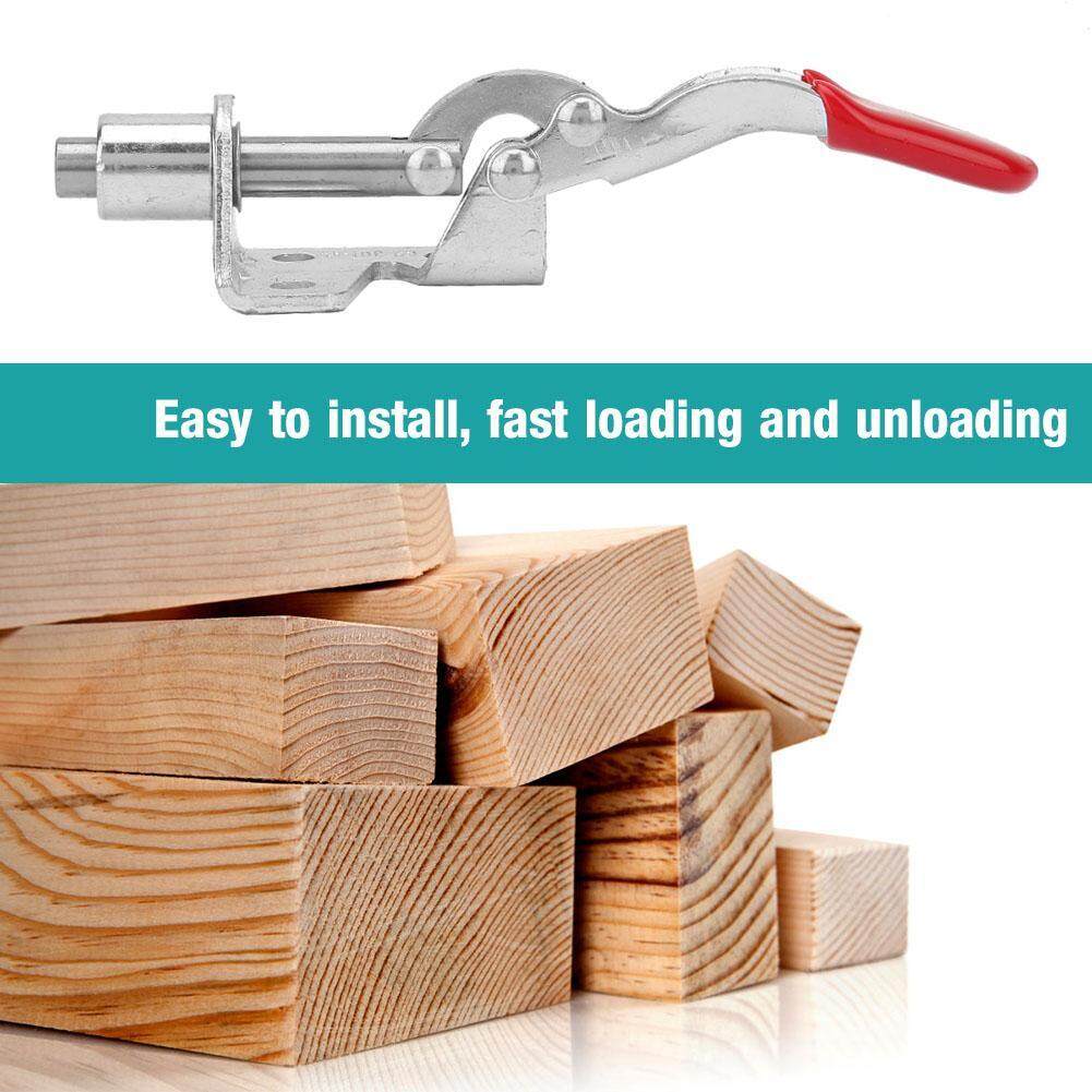 4Pcs Professional Stainless Steel Push-pull Type Handle Quick Toggle Holding Clamp Tool