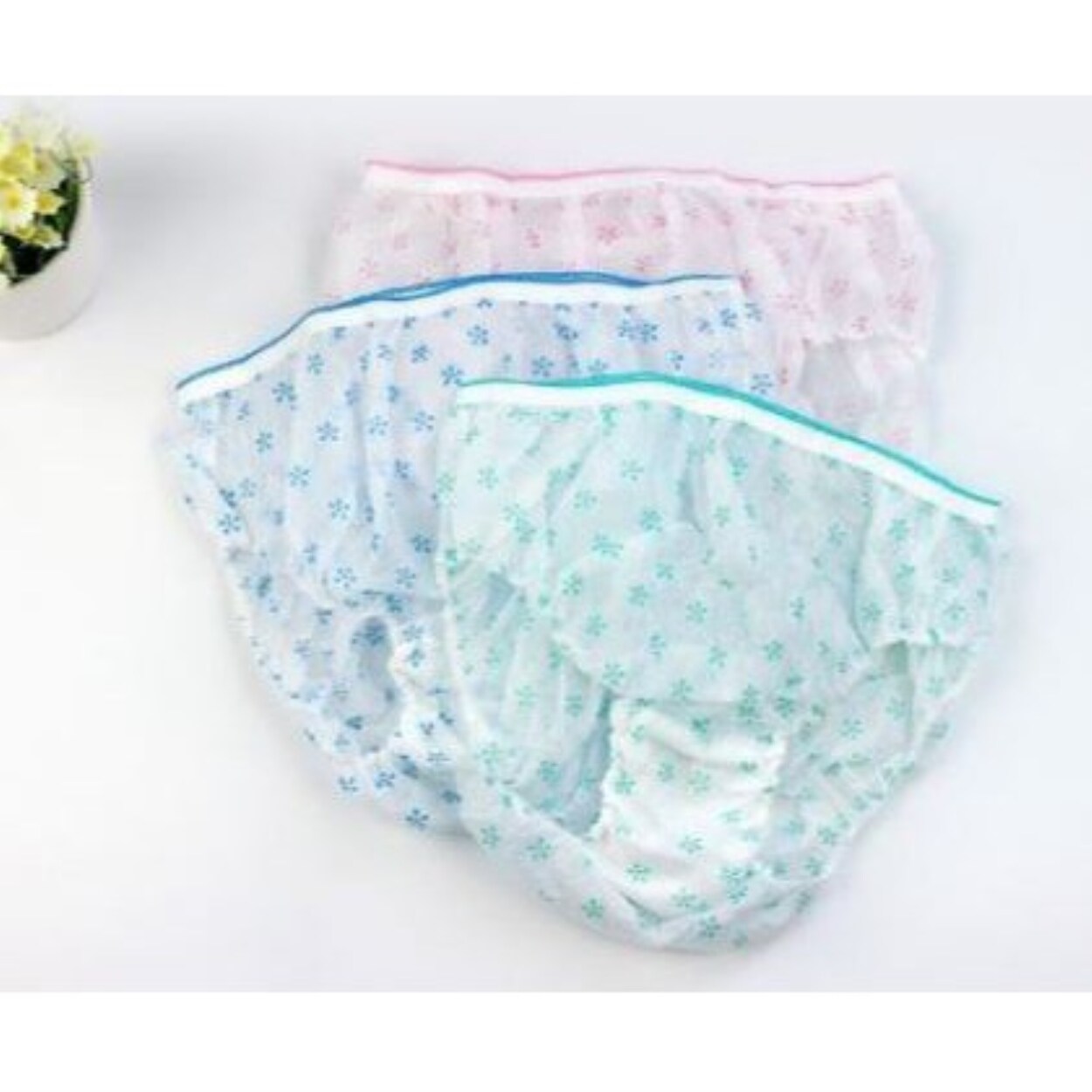 Seluar Dalam Pakai Buang : 1pcs Disposable Panty Breathable Cotton