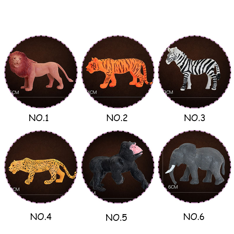 AMUHOU Wild Animal Toy ModAMUHOU Simulation Animal Boy Toy