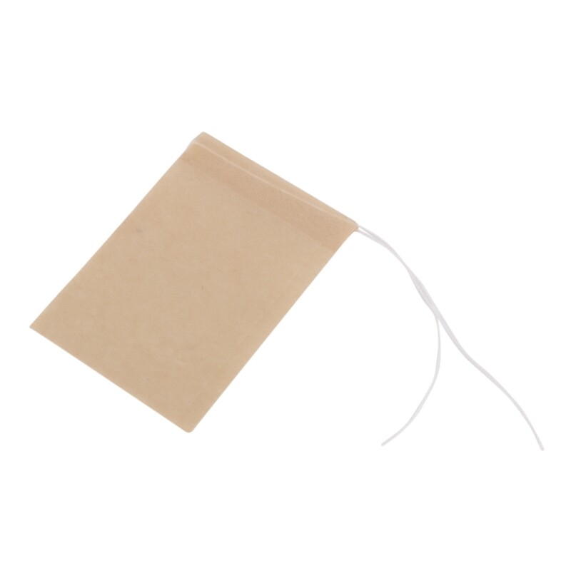 500 Pack Tea Filter Bags,Disposable Paper Tea Bag with Drawstring for Loose Leaf Tea,Coffee(Natural Color)