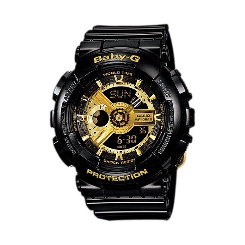 CASIO_Baby_G BA110 BLACK GOLD Malaysia