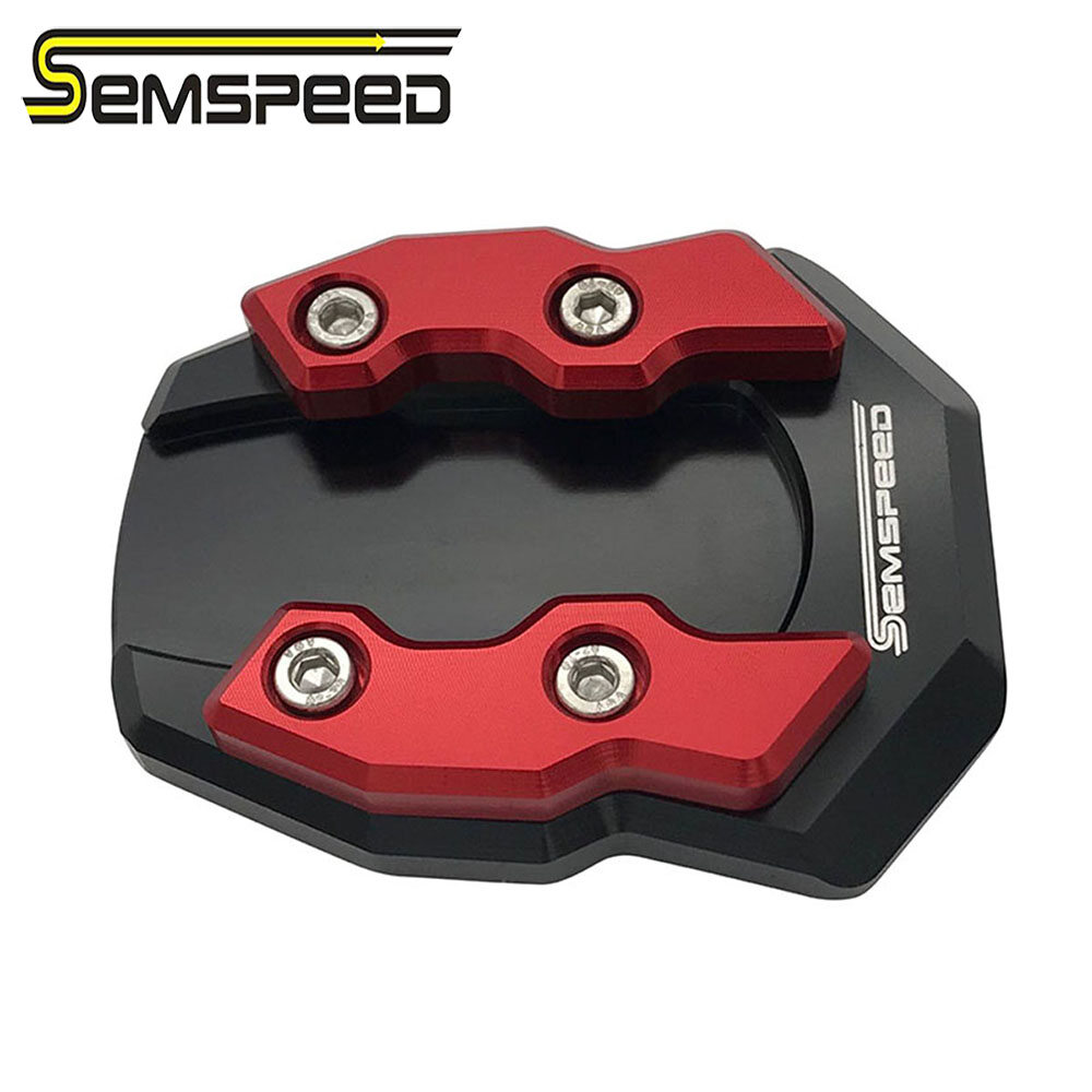 SEMSPEED Motorcycle CNC Side Foot Stand Enlarge Extension Kickstand Pad For Honda ADV150 ADV 150 2019-2020 2021 2022 2023