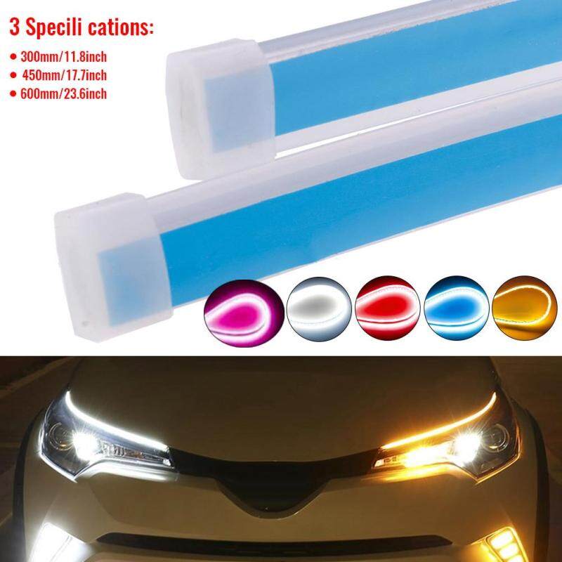 JaneDream 60Cm Car Day Time Chảy Chạy Ánh Sáng Đèn Chạy Ban Ngày Led Dây Đèn Pha Auto Chạy Ban Ngày Đèn Phanh Đèn Tín Hiệu Rẽ