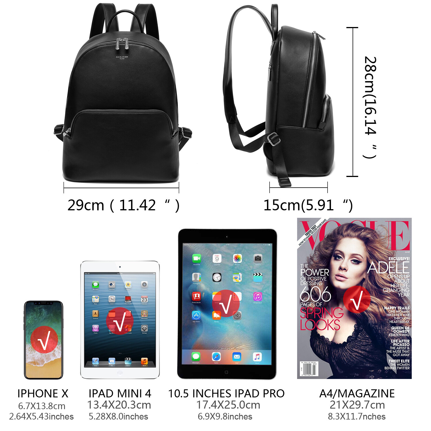 David jones Paris backpack for men pack bag back pack bag small packbag bagpack for women shoulder bag