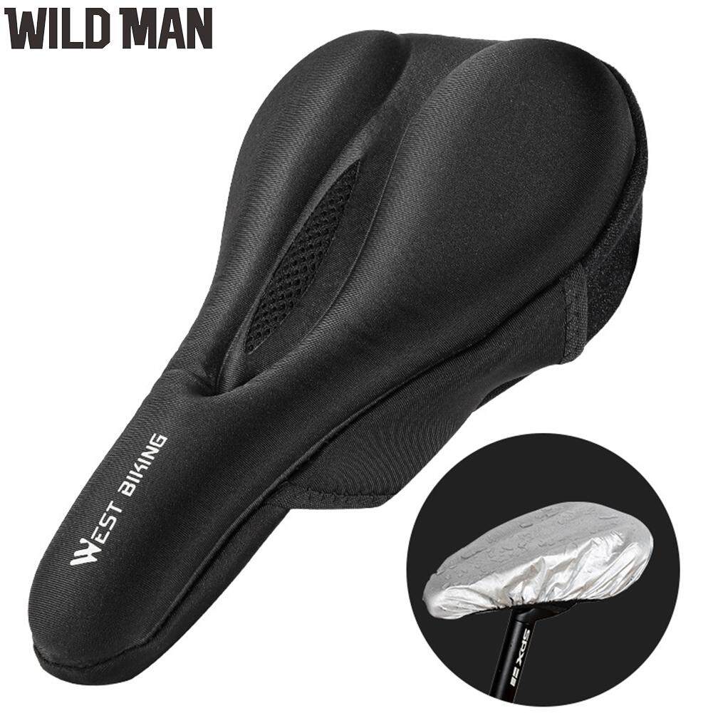 (Ready) MTB Mountain Bike Seat Cushion with Rain Cover Riding Saddle
