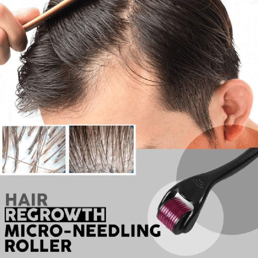 Micro Needle Roller Derma Roller Dermaroller Titanium Hair Regrowth Beard  Growth Anti Hair Loss Treatment Thinning Hair Receding, Anti Hair Loss  mm   1mm  2mm  3mm / Quick ship |