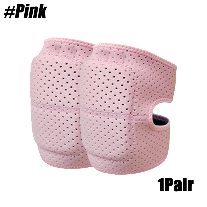 1Pair Adjustable Knee Pad, Anti-Slip Padded Sponge Knee Brace Breathable Flexible Elastic Knee Support for Football Volleyball Dance Skating Basketball Sports