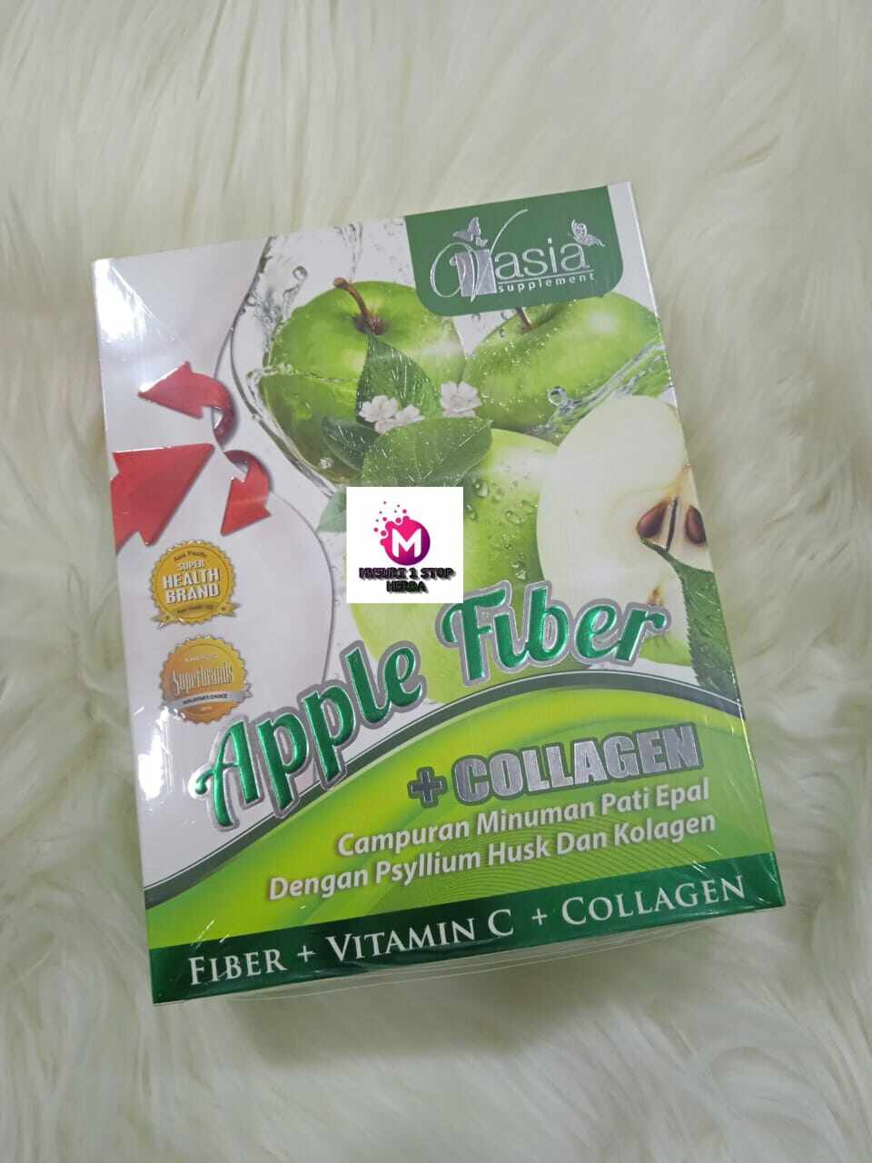 VAsia Apple Fiber Plus Collagen V'Asia Appleslym (10 sachets x 15g