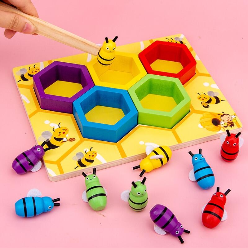wooden bee toy