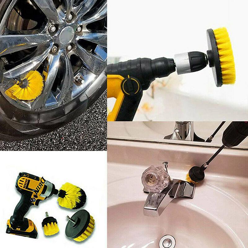 Power 10Pcs Drill Brush Electric Attachment Set Power Scrubber Cleaning carpet Clean