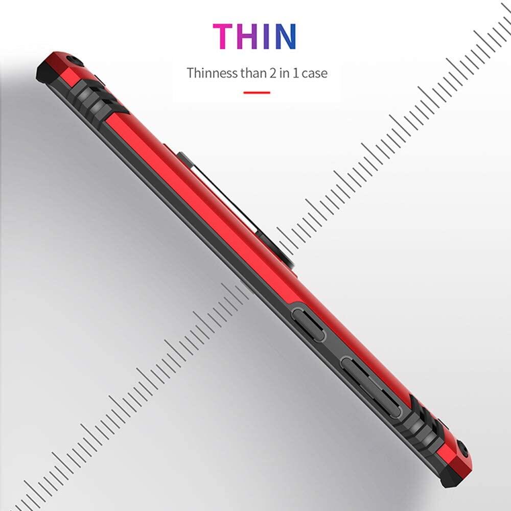 Đối Với Ốp Lưng Samsung Galaxy Note 9, Vỏ Điện Thoại Áo Giáp Chống Sốc Sang Trọng Vỏ Điện Thoại Dạng Nhẫn Từ Tính Chắc Chắn Chân Đế Vỏ Bảo Vệ Cứng