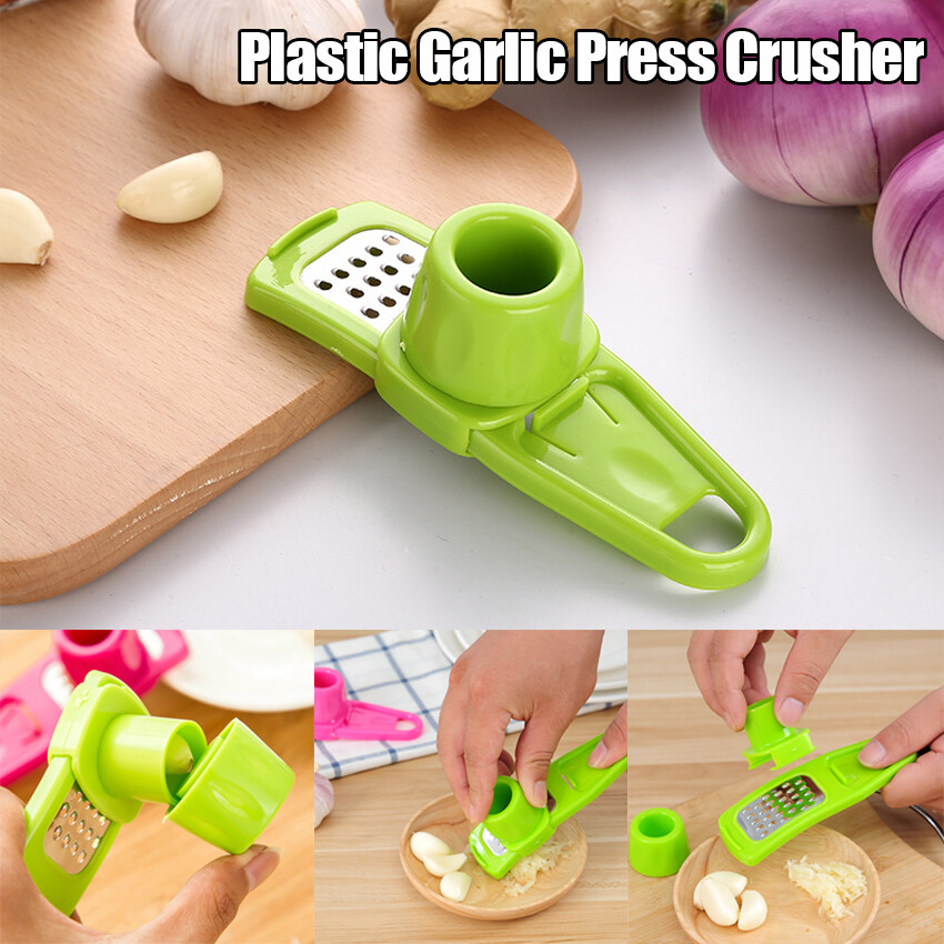 1pcs Garlic Press Crusher Manual Garlic Mincer Chopping Garlic Tool Home Garlic Masher Kitchen Ginger Garlic Grinding Grater