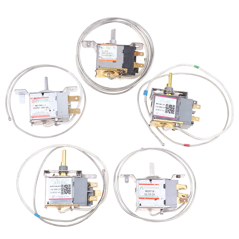 [Carmelun] WPF22-L 2/3Pin Refrigerator Thermostat Household Metal Temperature Controller