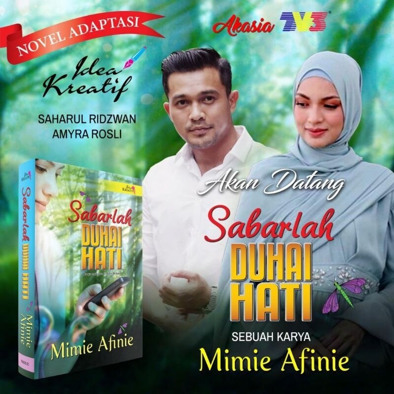 Novel Sabarlah Duhai Hati - Mimie Afinie Malaysia
